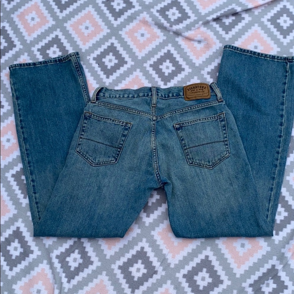 NWOT Men’s Levi Strauss distressed boot cut